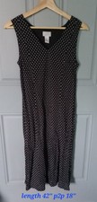 Loft Sleeveless Dress Sz 6 Polka Dots