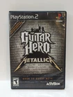 Guitar Hero Metallica (Sony PlayStation 2, PS2, 2009) Complete, tested.