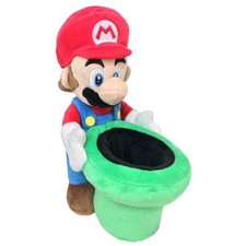 Super Mario Bros Series Mario With Warp Pipe 9" Plush Toy Little Buddy
