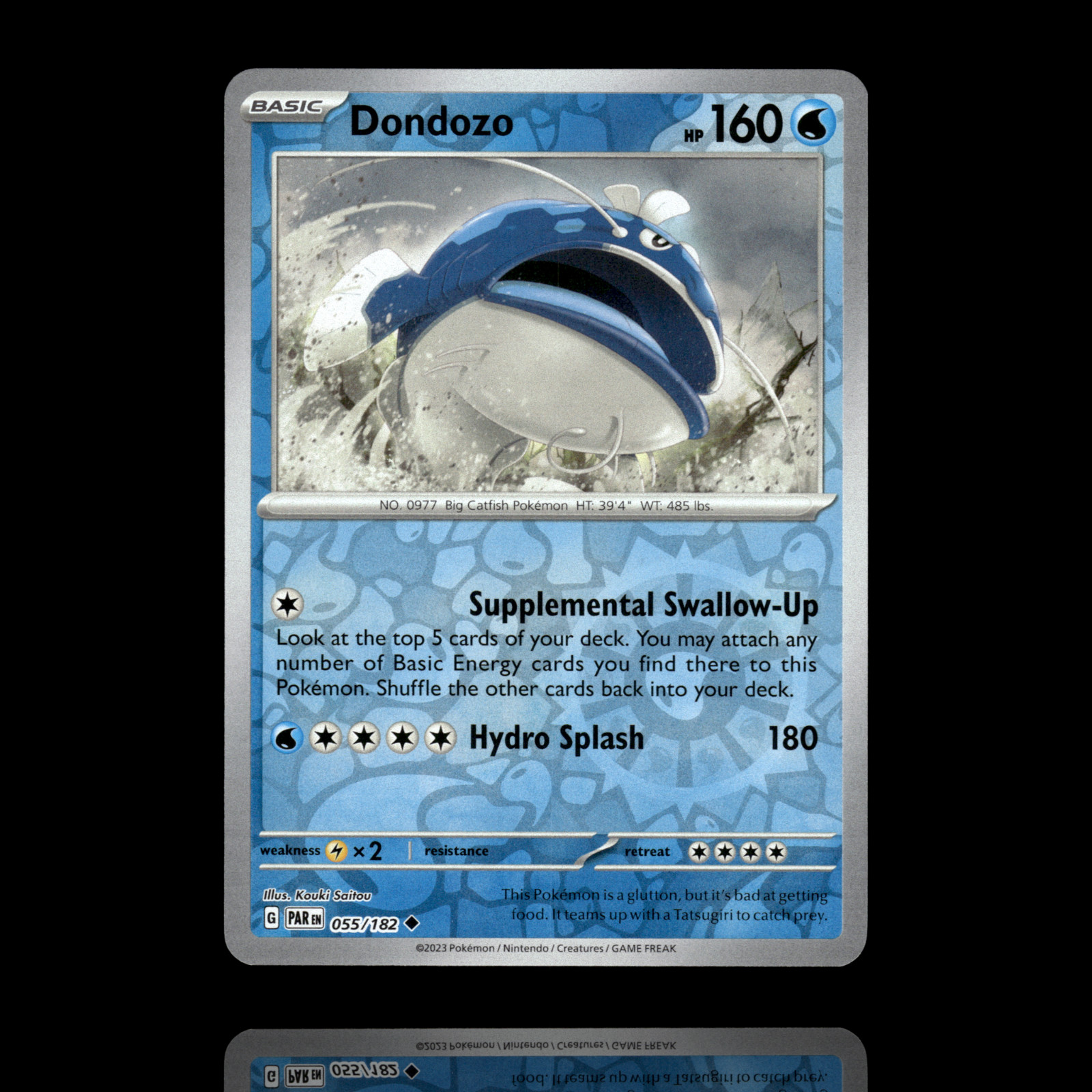 ▸ Dondozo | Paradox Rift | Reverse Holo | 55/182 | NM
