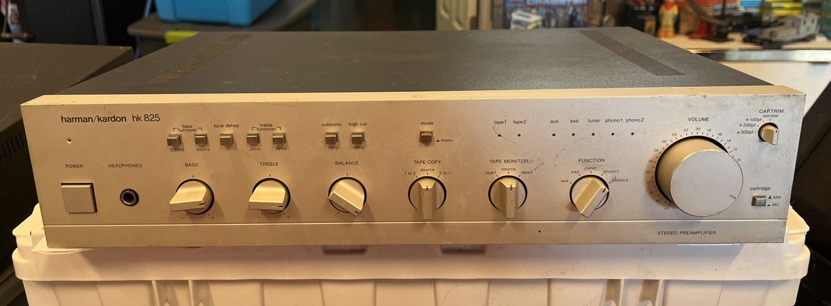 Harman Kardon HK 825 Stereo Preamplifier. Works | eBay