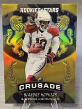 🔥🏈DEANDRE HOPKINS 2020 Panini Rookies & Stars Crusade Gold Prizm SSP /10!🏈🔥