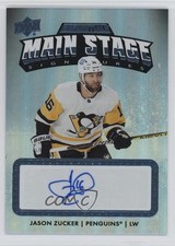 2022 Upper Deck Credentials Main Stage Signatures Jason Zucker #MS-JZ Auto 13og