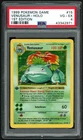 POKEMON GAME BASE SET SHADOWLESS VENUSAUR 1999 1ST EDITION #15 HOLO PSA 4