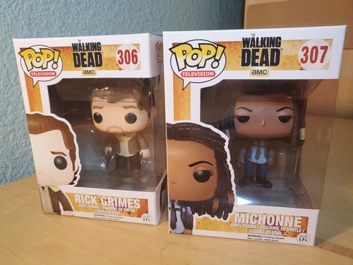 The Walking Dead Funko Pop! Bundle - Rick Grimes And Michonne-Woodbury Deputies