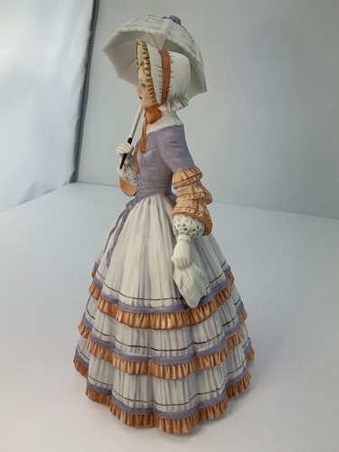 Vintage Lenox Porcelain Figurine Springtime Promenade 1983 Lady Parasol 9” High - Bild 4 von 7