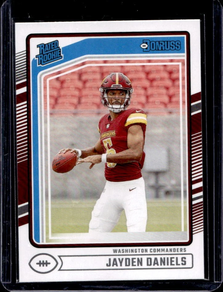2024 Donruss Jayden Daniels Rookie Rated Rookie #389 Commanders