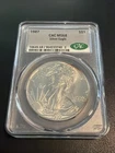 1987 American Silver Eagle - CAC MS68 - 1 Oz .999 Silver With Rim Toning!