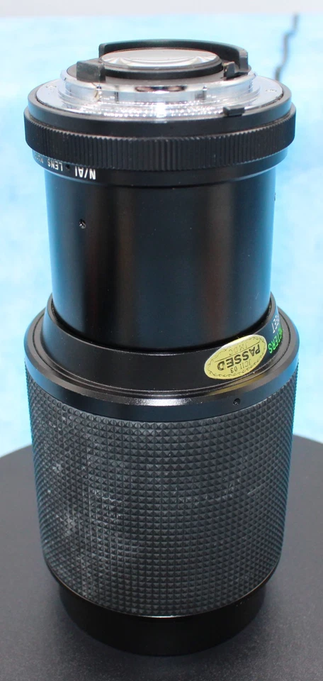 Vivitar 75-205mm f/3.8 MC Zoom Lens for Nikon AI – Macro Focusing Zoom – Clean - Image 3 of 4