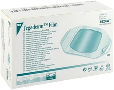 3M Tegaderm Frame Style Transparent Film 2 3/8"X2 3/4" 100 CT 1624W