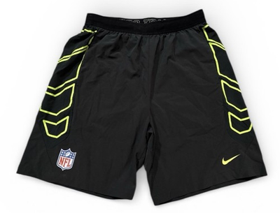 #ad Nike NFL Shield Logo Athletic Training Shorts. Black. Electric Green. Mens L. $27.97