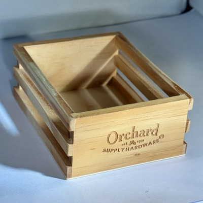 #ad Orchard Supply Hardware Mini Wooden Crate Box 6x4x2.5 in OSH Display Vintage $15.95