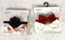 Carter's Holiday Christmas Halloween Collection Baby Infant Girl's Head Wraps