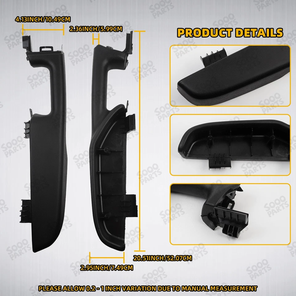 Pair Front Left & Right Door Armrest Handle For 1999-2006 Select Chevrolet GMC Foto 4 de 4