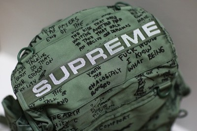 Supreme SS23 Military Field Olive Green Backpack | eBay