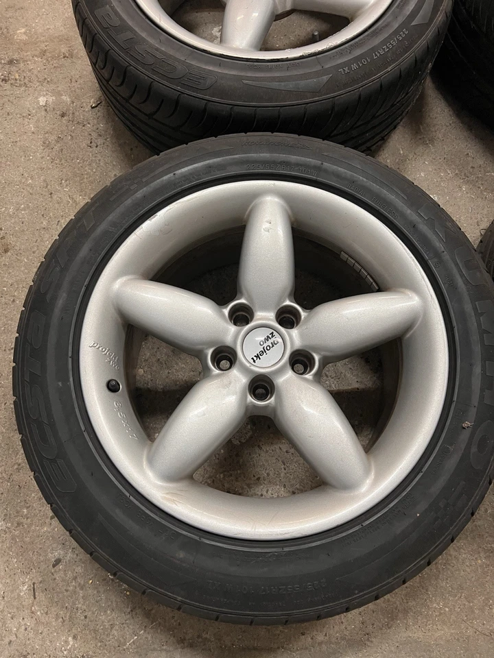 4x Llantas de aluminio Projekt Zwo 8,5Jx17 ET39 VW T4 Ford Seat Audi 5x112 - Imagen 2 de 4