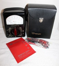 Triplett 630 Type 3 Volt-Ohm-Milliammeter in Case  Manual  Untested Vintage