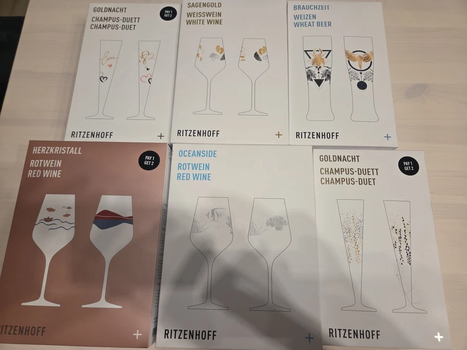 Ritzenhoff,Hugo,Aperizzo,Schaut in meine Anderen Auktionen ,12 Gläser  - Bild 3 von 4