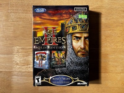 BRAND NEW SEALED Age of Empires II: Gold Edition PC 2002 Vintage Video Game RARE