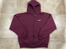 Vintage Nike Hoodie Large L Made In USA Zip