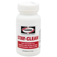 Harris Stay-Clean Paste Flux 4 oz  Brush Cap Bottle SCPF4