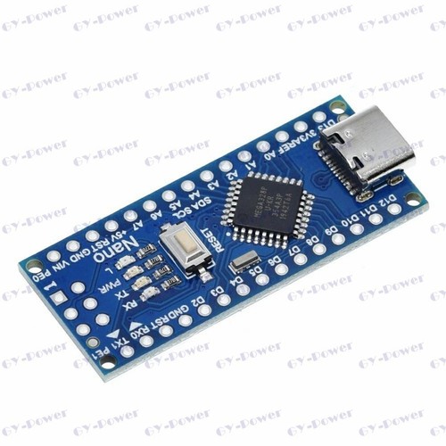 Nano V3.0 ATmega328P Compatible Board for Arduino Type-C USB - Afbeelding 3 van 3