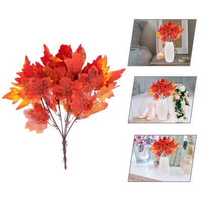Decor Ahornblätter Tabletop Ahornstamm-Mittelstücke Ahornblätter Zweige Für