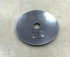 25 Lb Olympic Weight Plates Set of 2 with 2" Center Hole