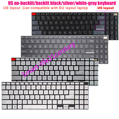 New US backlit Keyboard For Asus Vivobook M3500QC M7600 M6500 K6500 K3500 X3500