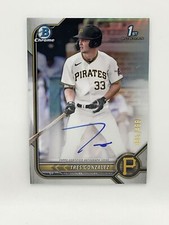 2022 Bowman 1st Chrome #CDA-TG Tres Gonzalez Refractor Auto /499