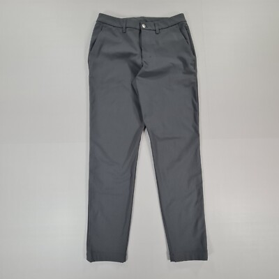 Lululemon Mens Trousers Grey W28 L28 Slim Fit ABC Commission