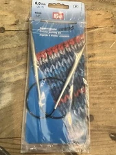 Prym Circular Knitting Needle Brass Chrome Plated  10”