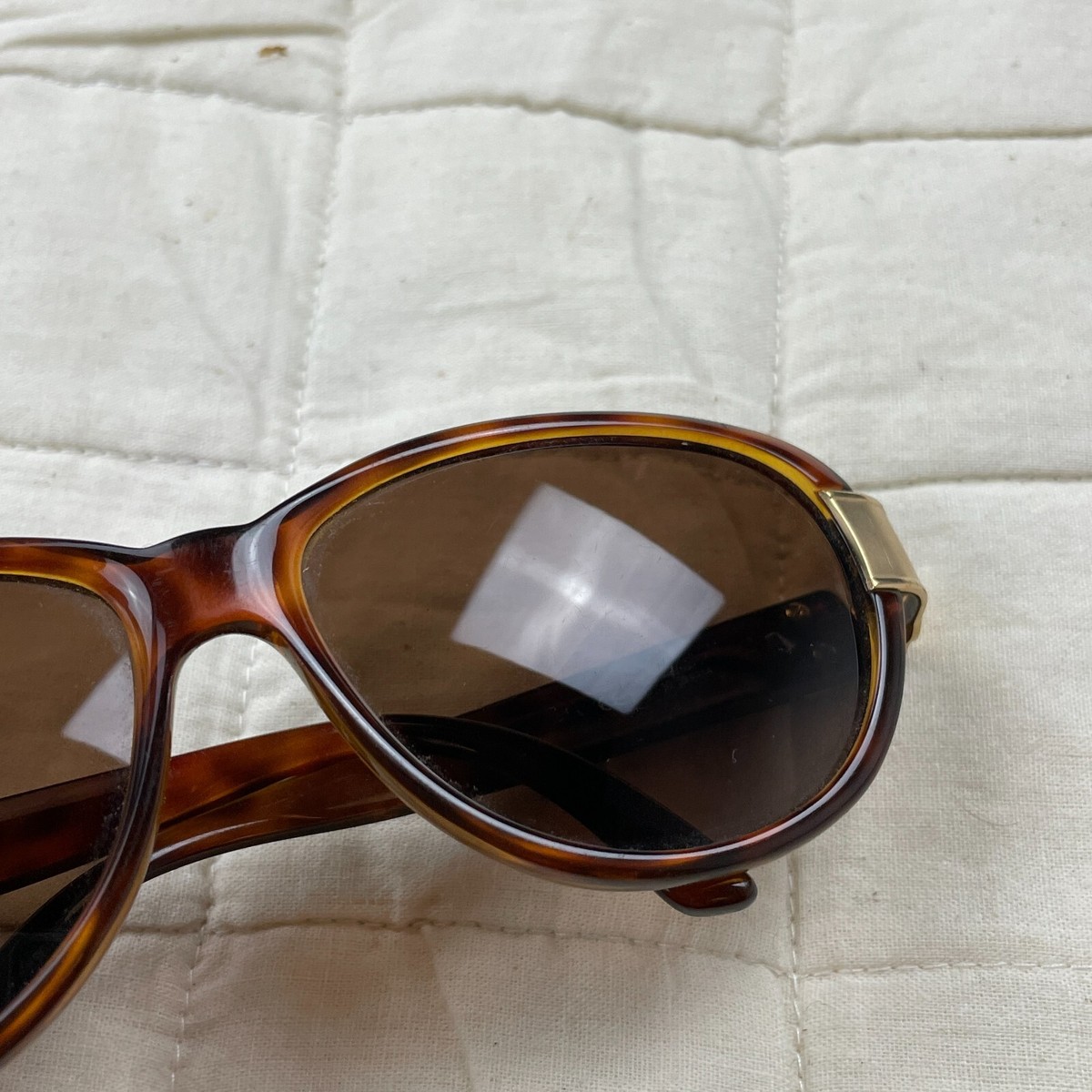 Vintage Christian Dior 2917 Sunglasses Shades Round Tortoise