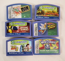 Leap Frog Leapster Learning Game Cartridges Lot of 6; Wolverine, Toy Story 3