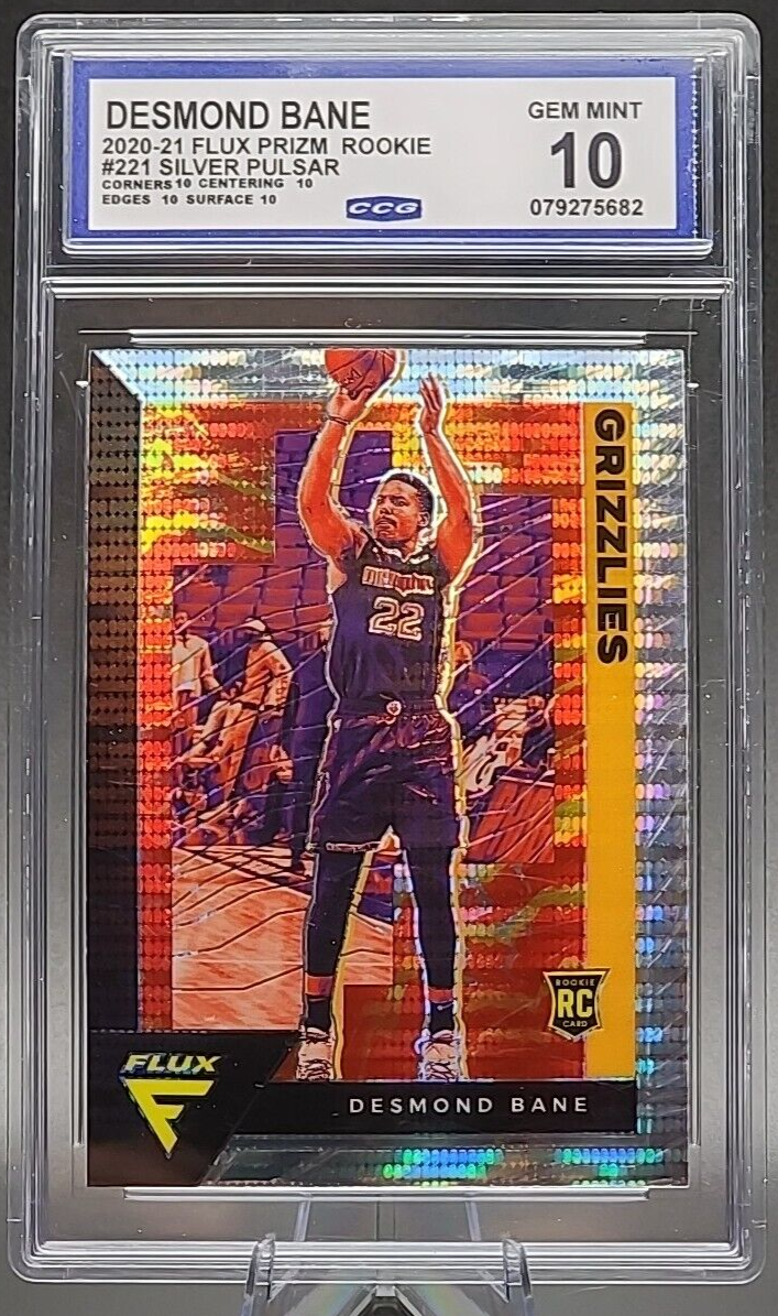 2020-21 Panini Flux - Rookies Desmond Bane #221 Pulsar Prizm (RC
