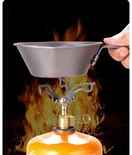 Titanium Foldable  for SIERRA Cup with 450ml Capacity for Travel and Outdoor EDC