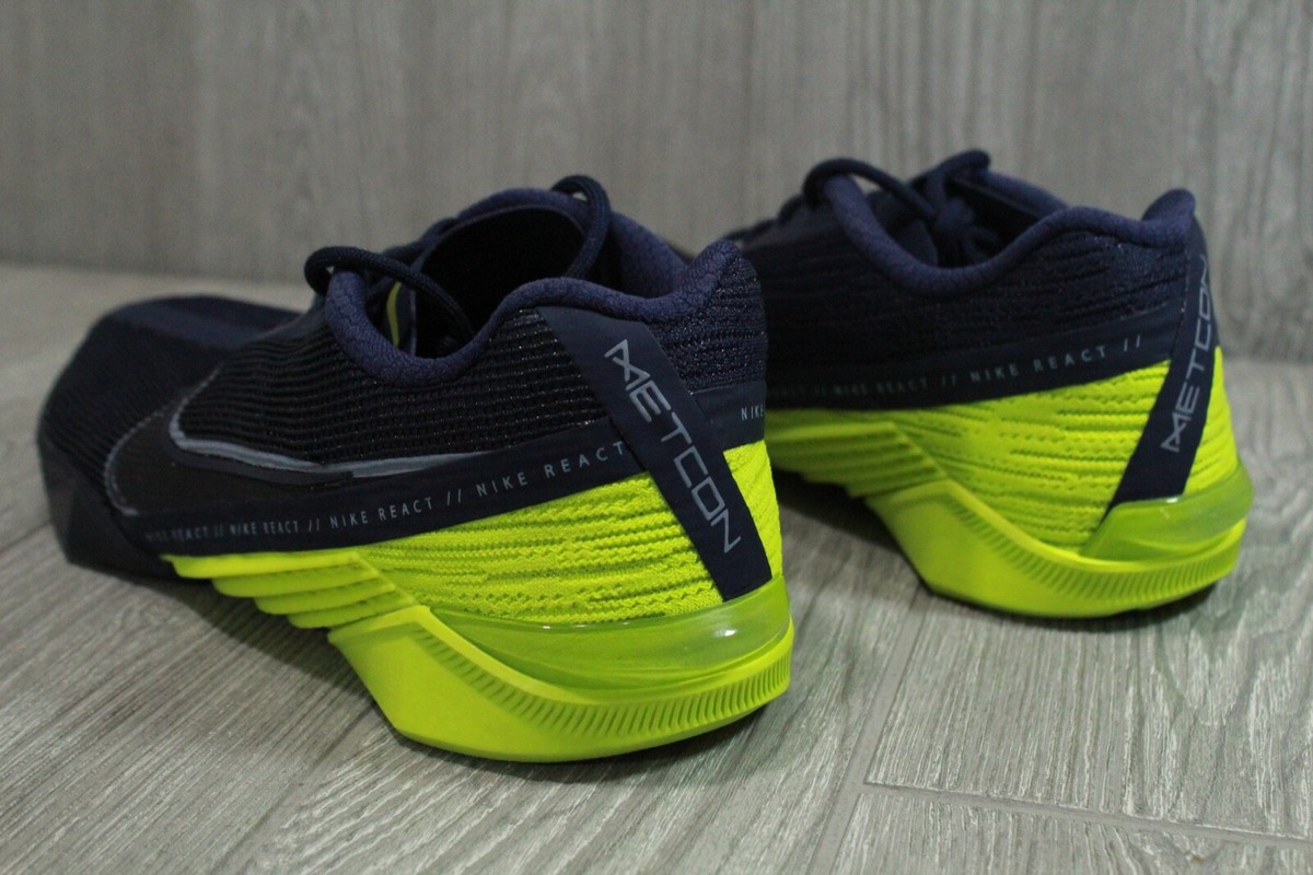 Nike Mens Size 8 React Metcon Turbo Blue Slate Sneaker Shoes CT1243 400 NO LID New Nike React Metcon Turbo Men main image 3