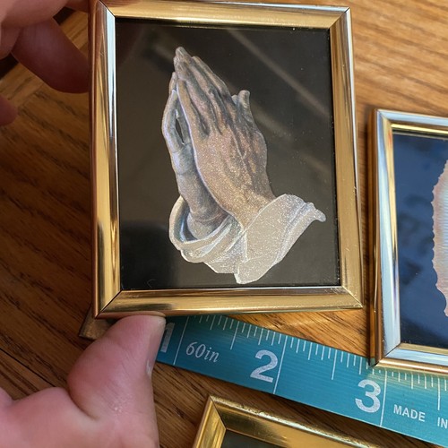 3 Religious Catholic Magnets Prayer Hands Lady of Guadalupe God is in The Detail - Picture 2 of 8