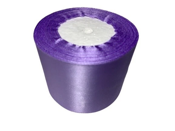 CINTA DE SATÉN 25 YARDAS ROLLO de una cara lazos regalo boda decoración bebé vacaciones Foto 4 de 4