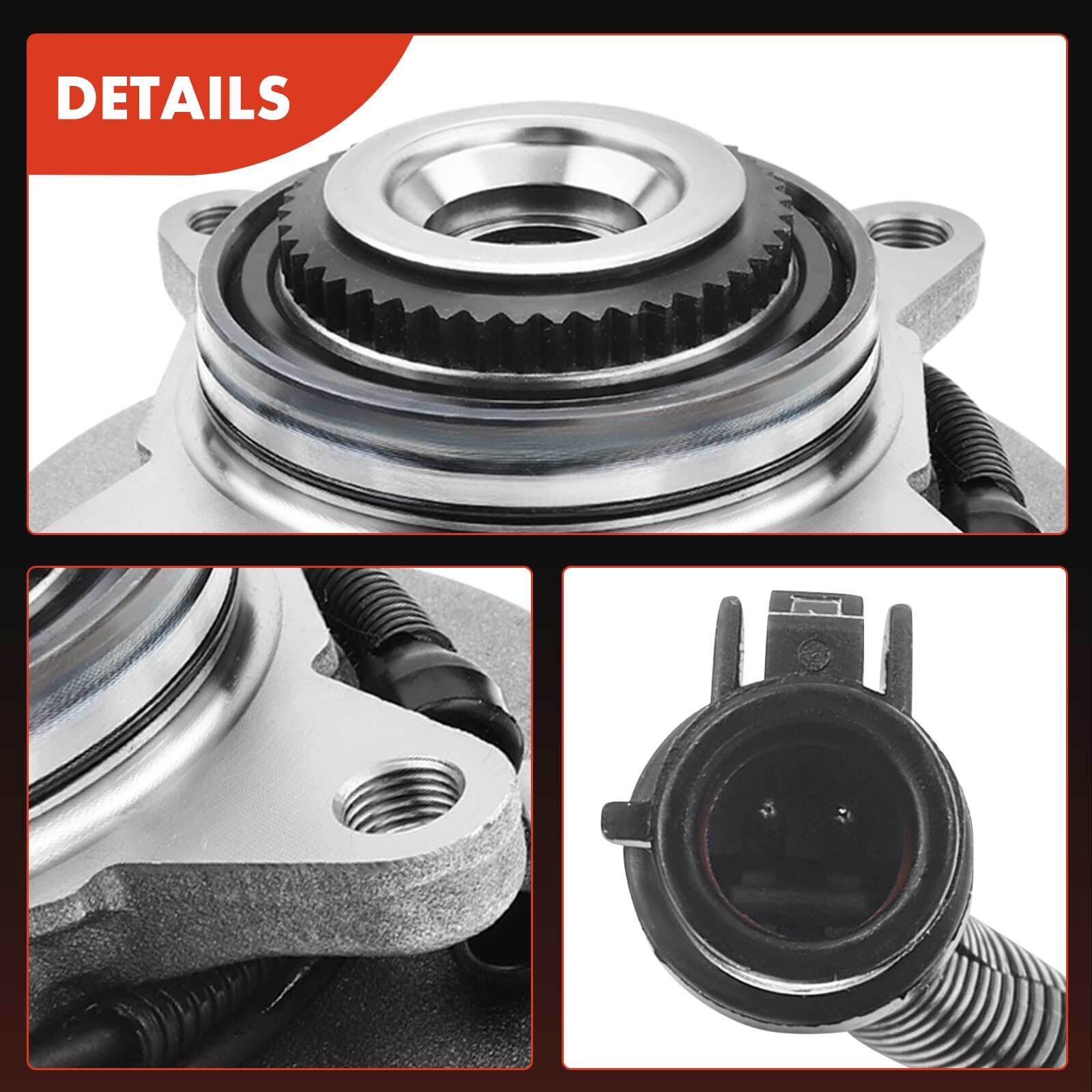 Pair Front Wheel Hub and Bearing Assembly w/ ABS For 2015 2016 2017 Kia Pair Front Wheel Hub and Bearing Assembly w/ ABS For 2015 2016 2017 Kia