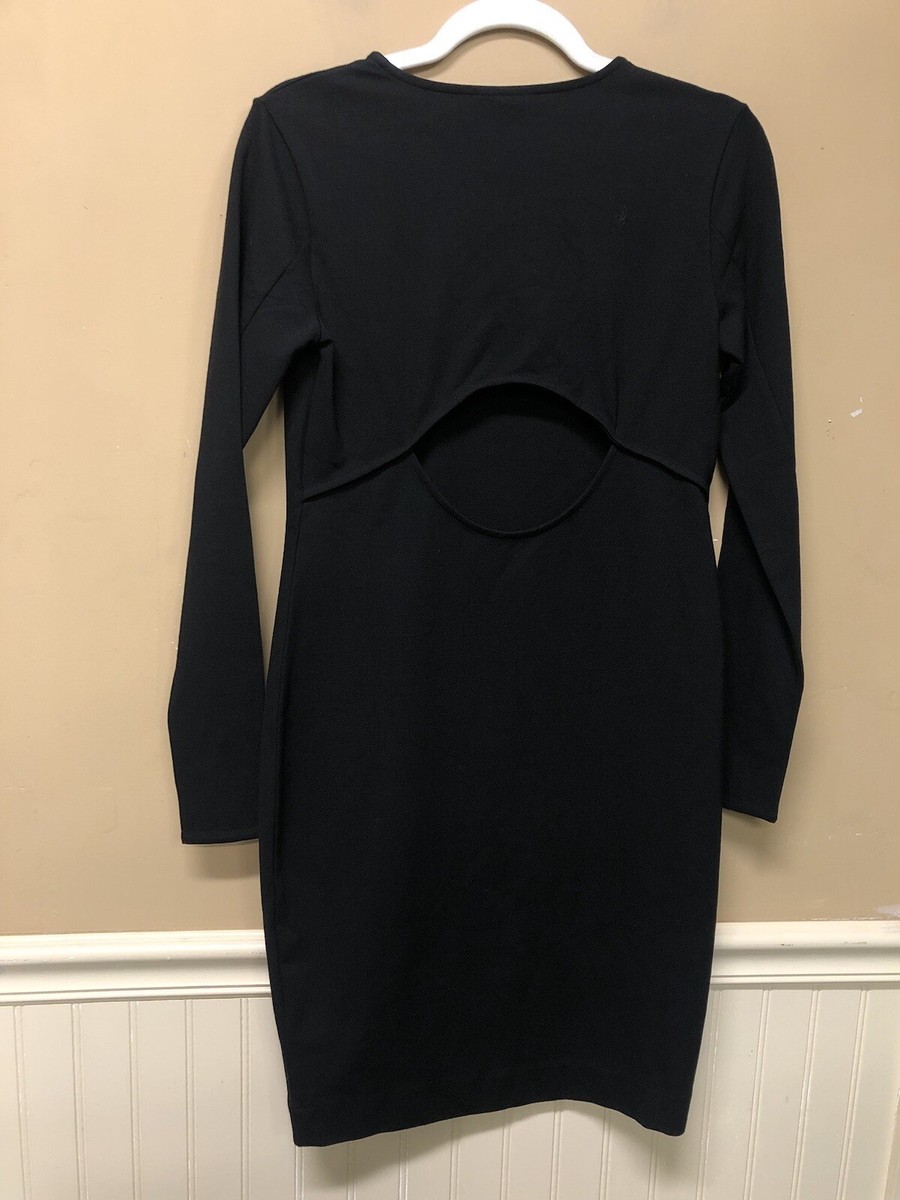 DKNY Structured Black Dress Long Sleeve Size 2 NWT | eBay DKNY Structured Black Dress Long Sleeve Size 2 NWT | eBay