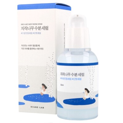 Round Lab Birch Juice Feuchtigkeitsserum Gesicht Birkensaft 50 ml