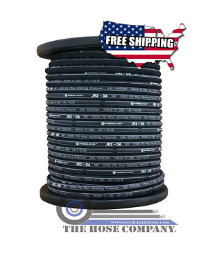 #ad ** NEW Hydraulic Hose R2 06 REEL 3 8quot; SAE 100R2AT 2 Wire 328ft MSHA Certified ** $589.99