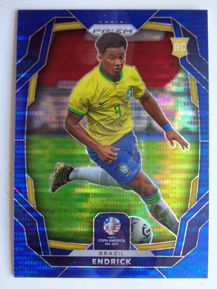 2024 Panini Prizm Copa America Endrick RC Brazil Blue Pulsar # 06