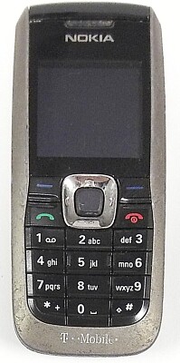 Nokia 2610 / 2610b - Black and Gray ( T-Mobile ) Cellular Candybar