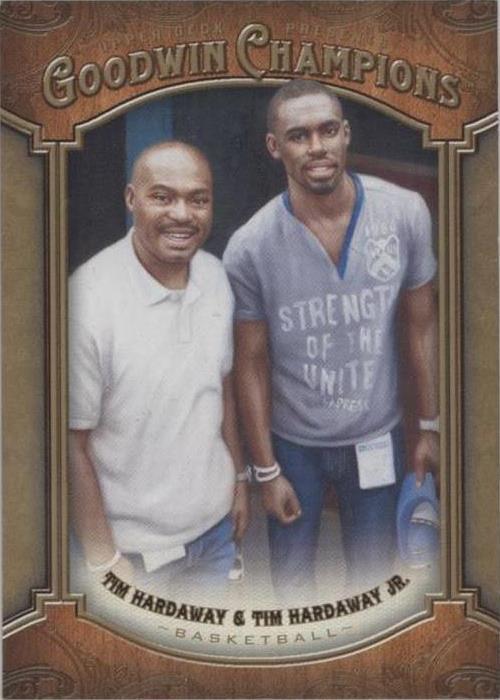 2014 Upper Deck Goodwin Champions - Tim Hardaway/Tim Hardaway Jr. #61 - 1 of 2