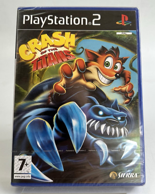 PS2 Crash Of The Titans, New And Factory Sealed