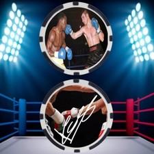 JOE CALZAGHE - BOXING HALL OF FAME - POKER CHIP - ***SIGNED/AUTO***