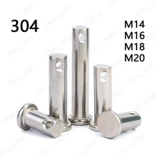 304 Stainless Steel Clevis Pins With Head M14 M16 M18 M20