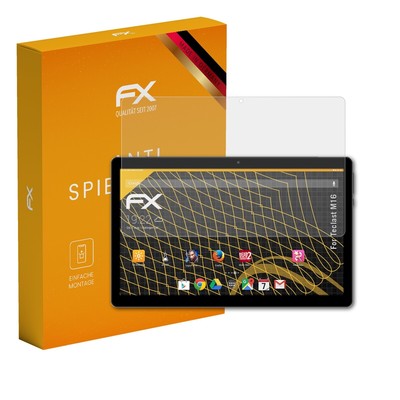 atFoliX 2x Displayfolie für Teclast M16 Schutzfolie matt&stoßfest Folie
